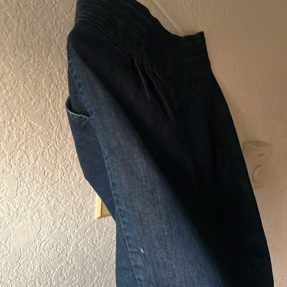 Anthro Pilcro & the Letterpress Mini Denim High Waist w. Pockets Skirt womens 6 - Picture 10 of 15